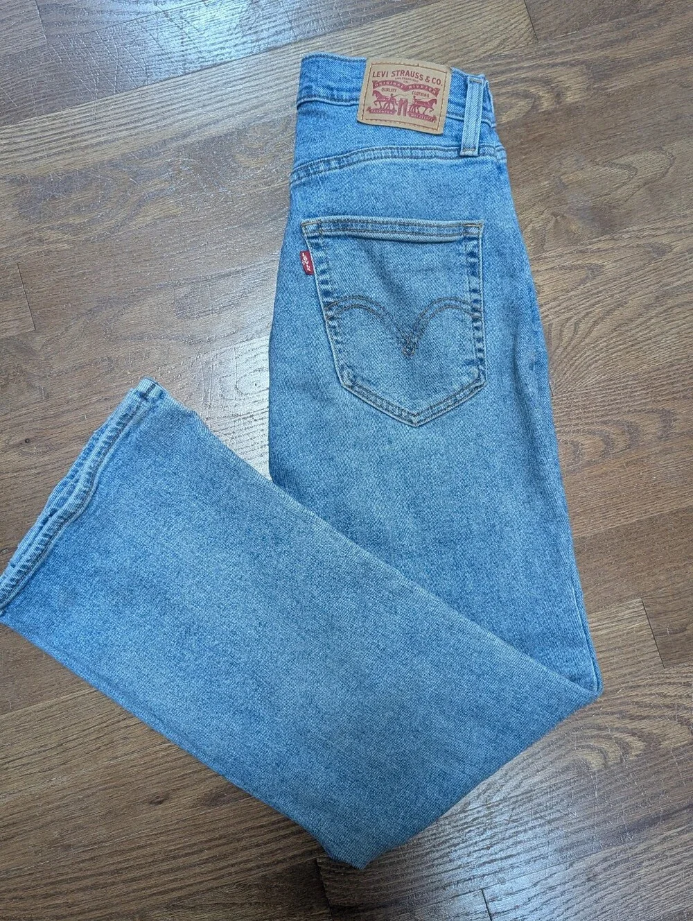Levi's High Waisted Cropped Flare
